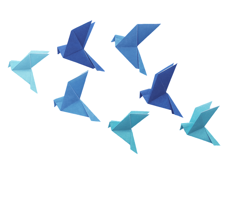 Origami doves