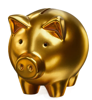 Stockspot gold piggy hero