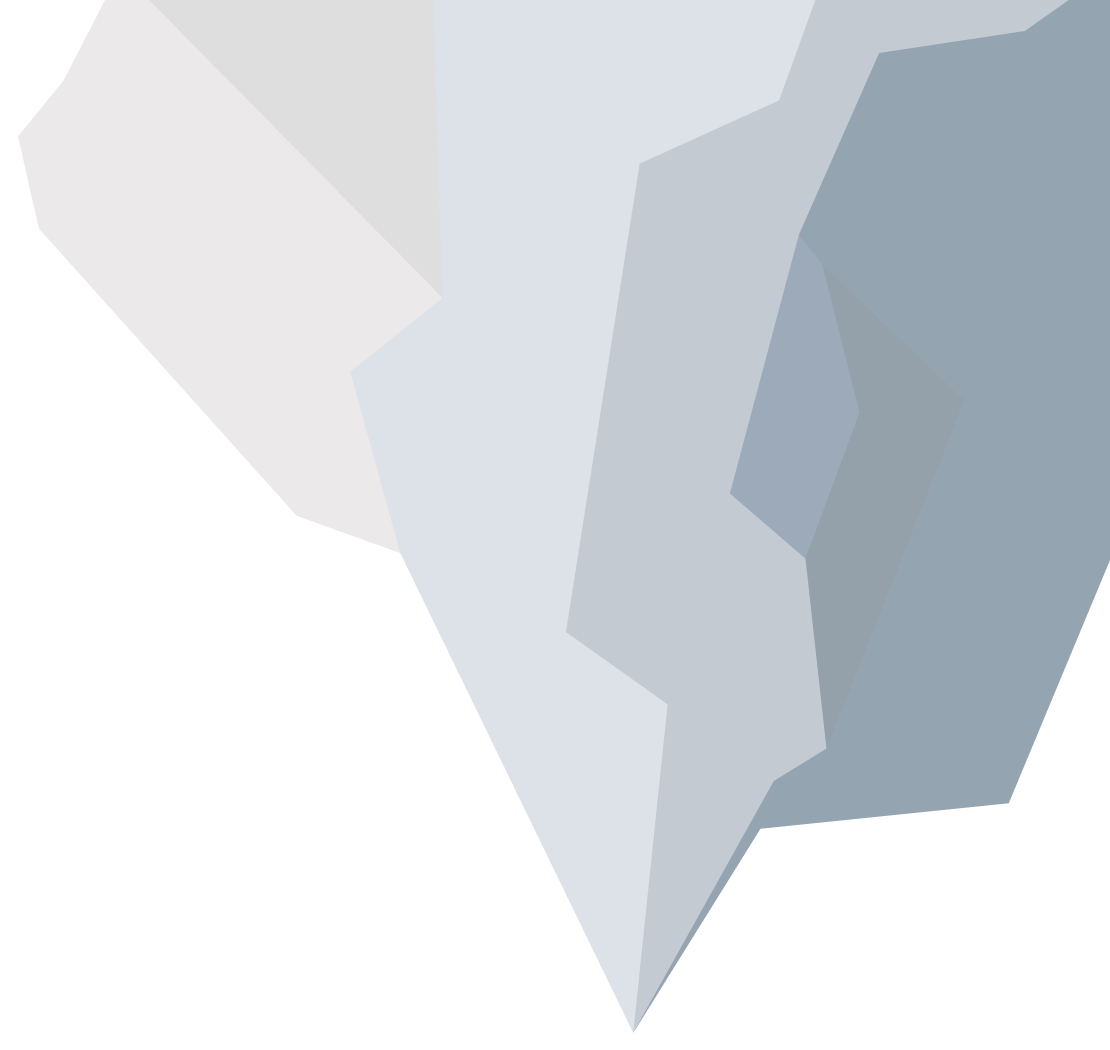 Iceberg below water