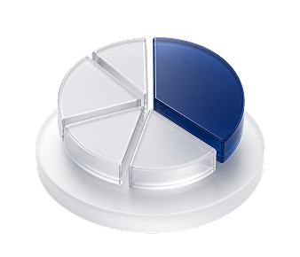 Pie chart illustration